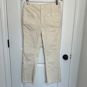 Spartina 449 Women’s Denim Jeans Cream 8